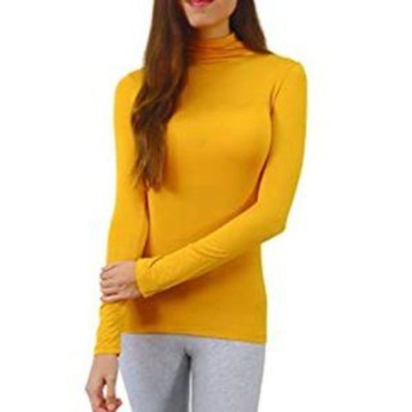 Pure Look | Tops | Pure Look Mock Neck Top | Poshmark